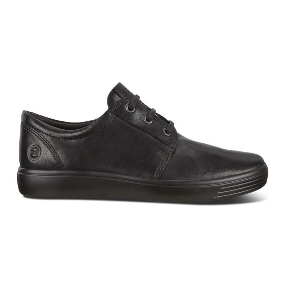 Zapatos Derby Hombre - ECCO Soft 7S - Negros - BZL234081